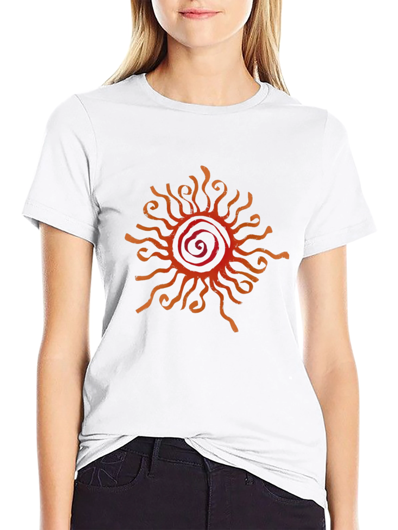 Sun Graphic Black T-Shirt