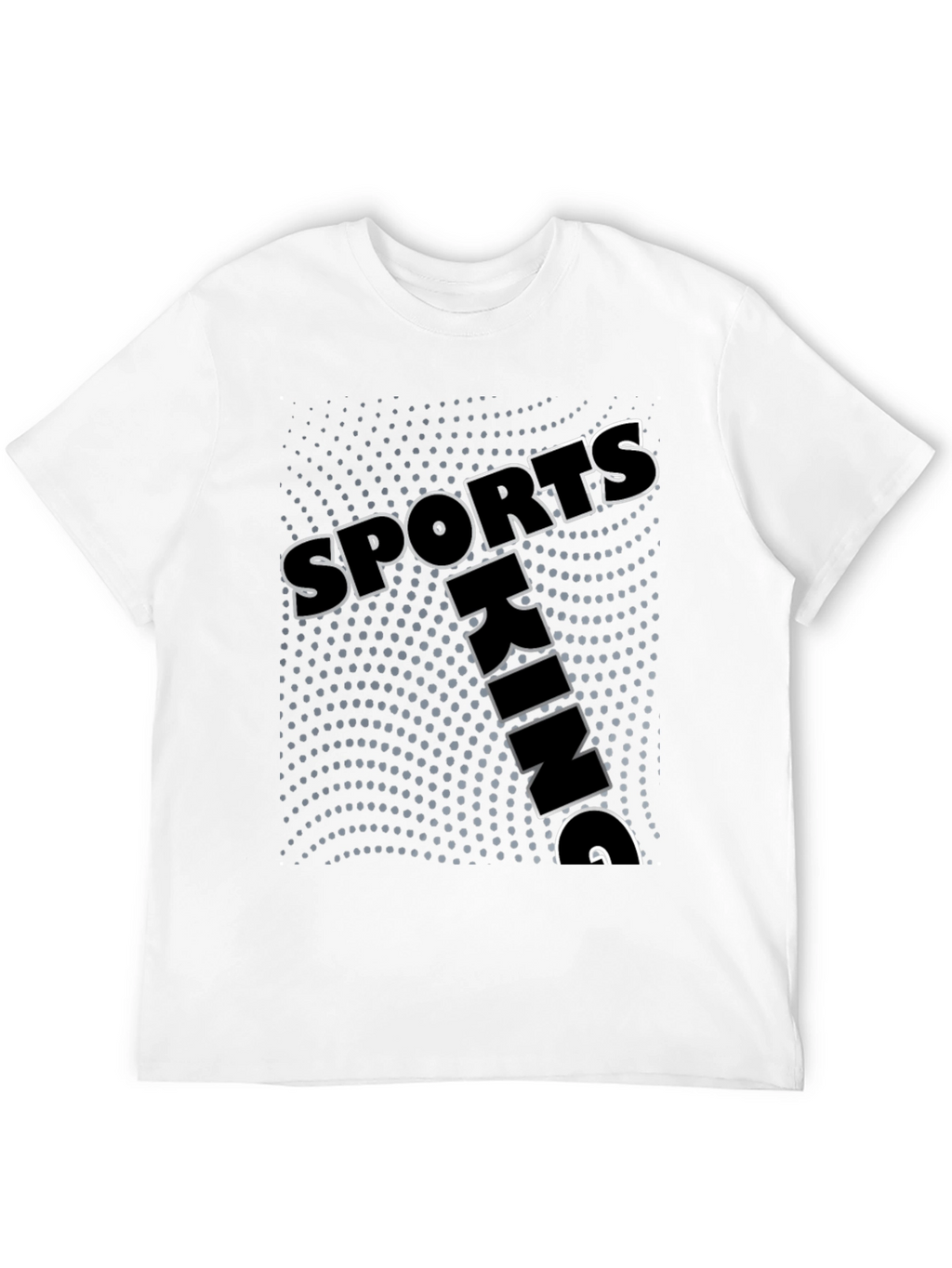Mens Sports King Graphic Print T-Shirt