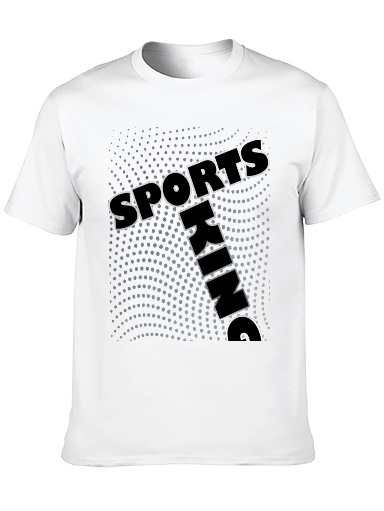 Mens Sports King Graphic Print T-Shirt