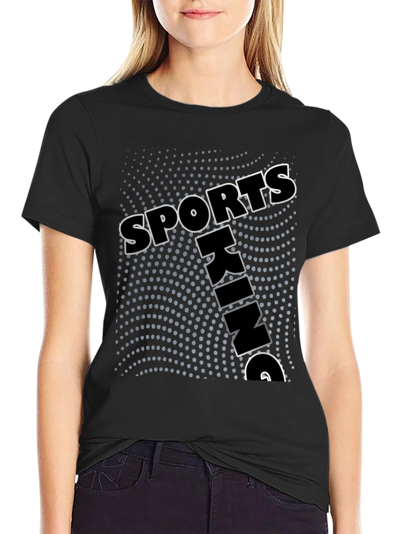 Mens Sports King Graphic Print T-Shirt