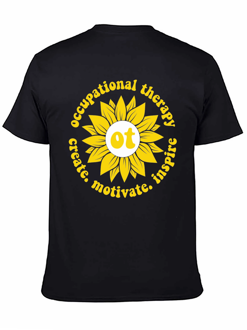Occupational Therapy Sunflower Graphic T-Shirt