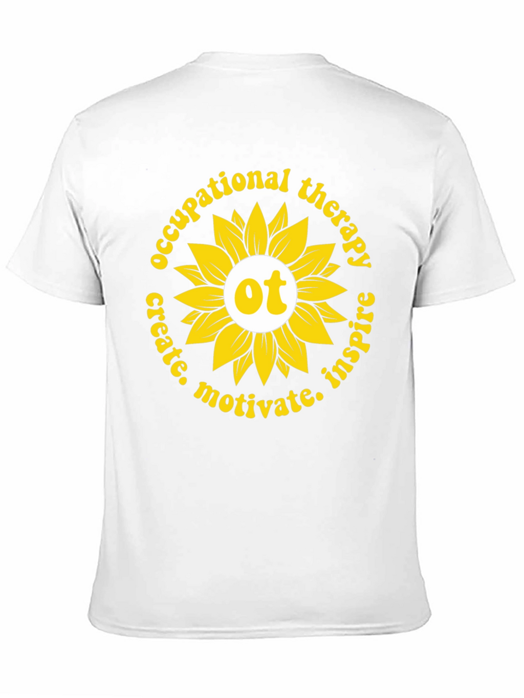 Occupational Therapy Sunflower Graphic T-Shirt
