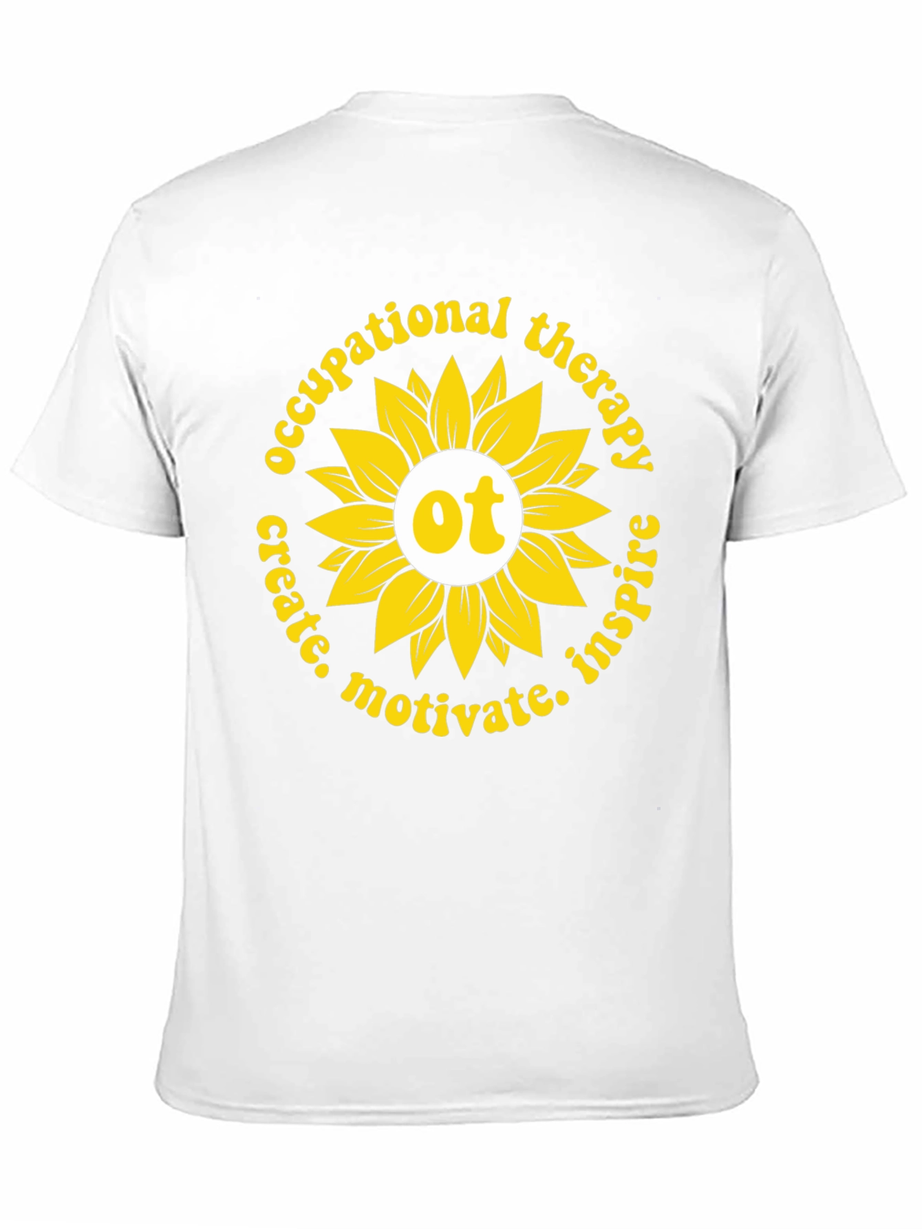 Occupational Therapy Sunflower Graphic T-Shirt