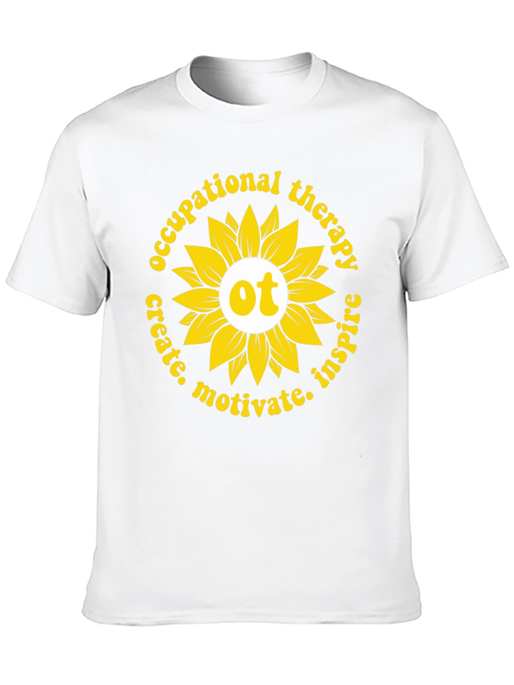 Occupational Therapy Sunflower Graphic T-Shirt