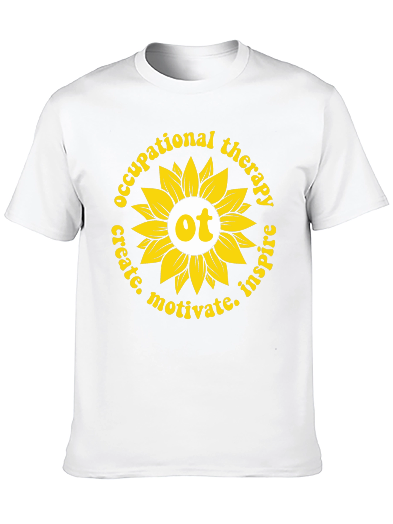 Occupational Therapy Sunflower Graphic T-Shirt