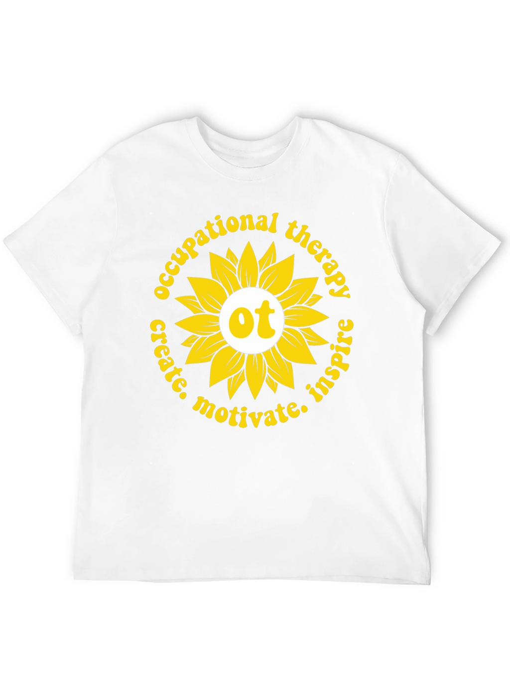 Occupational Therapy Sunflower Graphic T-Shirt