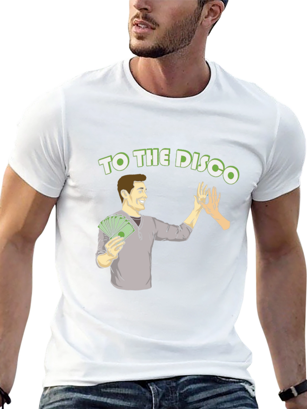 To The Disco Black Graphic T-Shirt