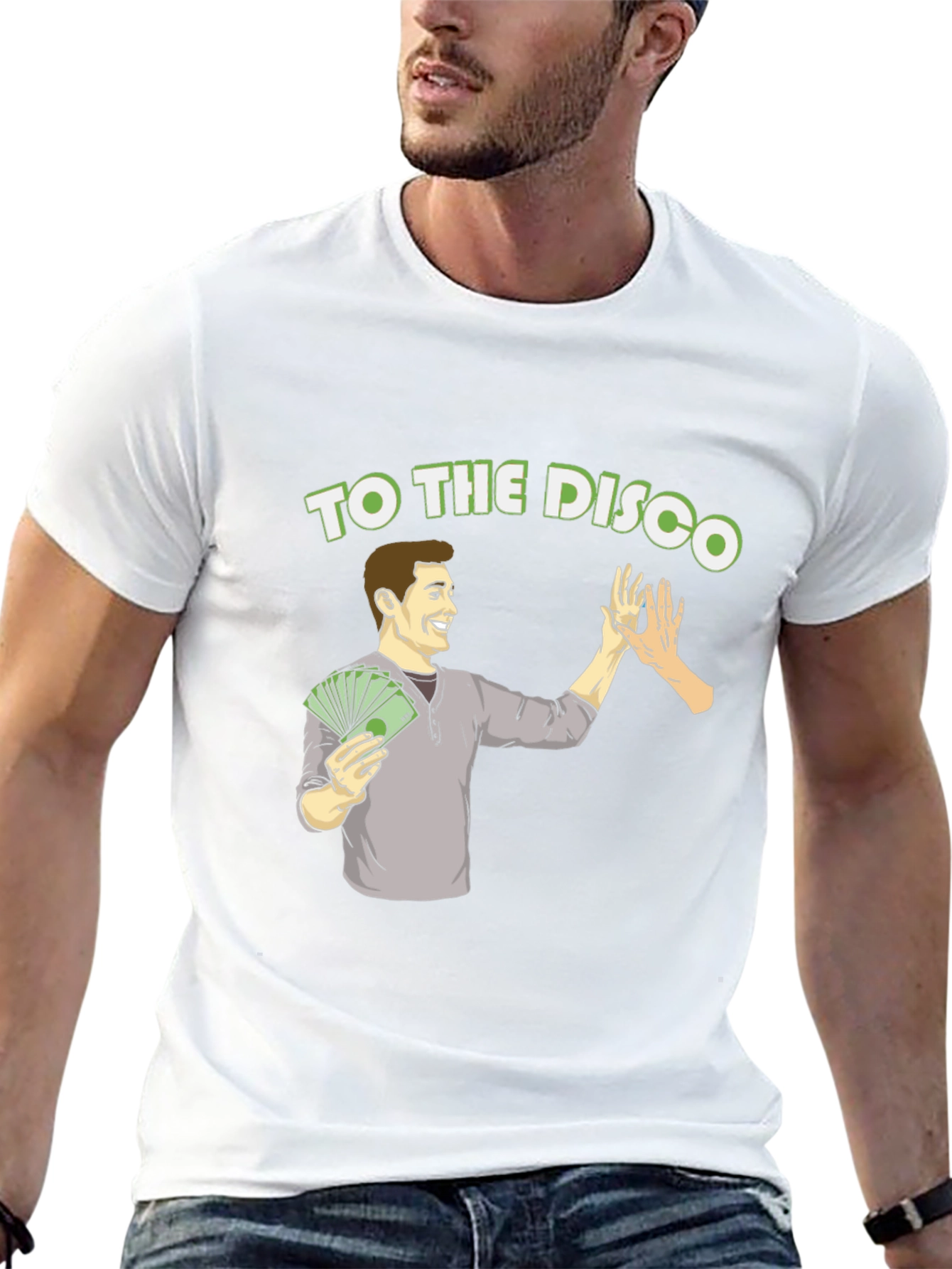 To The Disco Black Graphic T-Shirt
