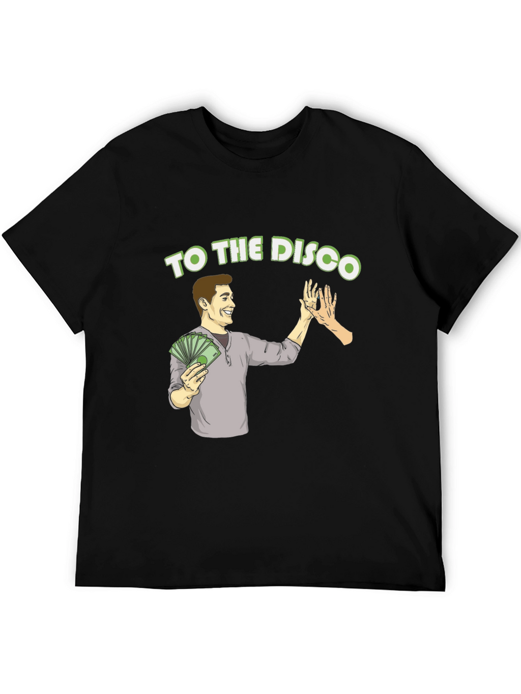 To The Disco Black Graphic T-Shirt