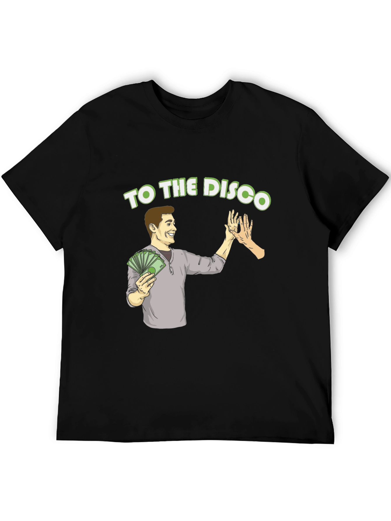 To The Disco Black Graphic T-Shirt