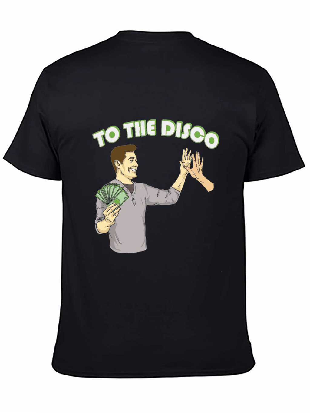 To The Disco Black Graphic T-Shirt