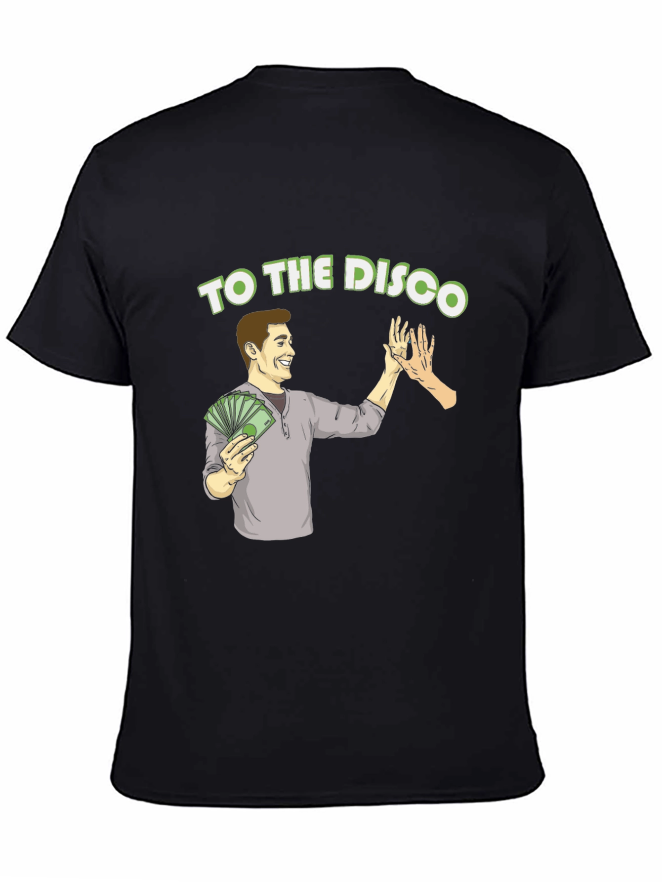 To The Disco Black Graphic T-Shirt