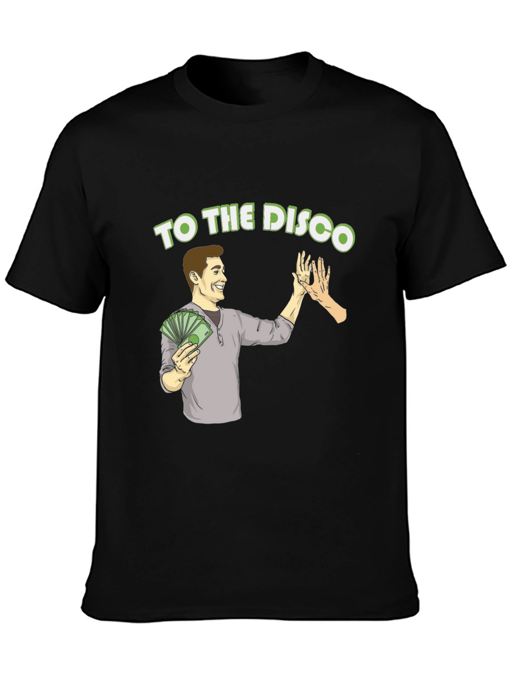 To The Disco Black Graphic T-Shirt