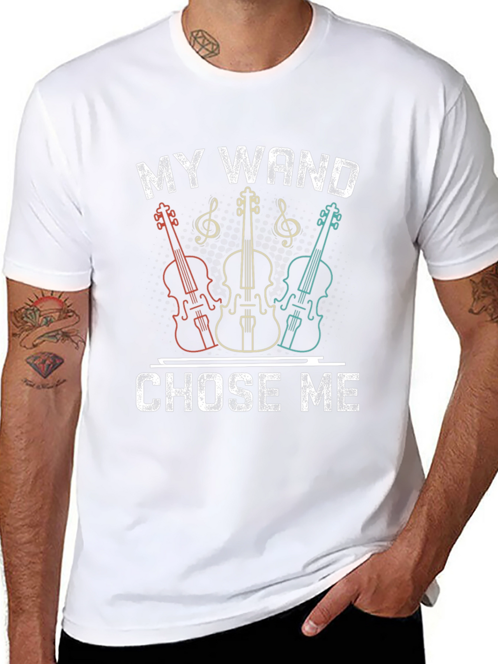 My Wand Chose Me T-Shirt - Musician Tee