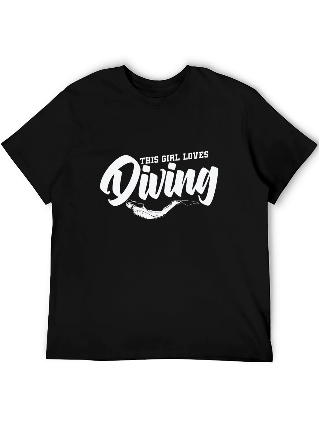 This Girl Loves Diving T-Shirt - Scuba Tee