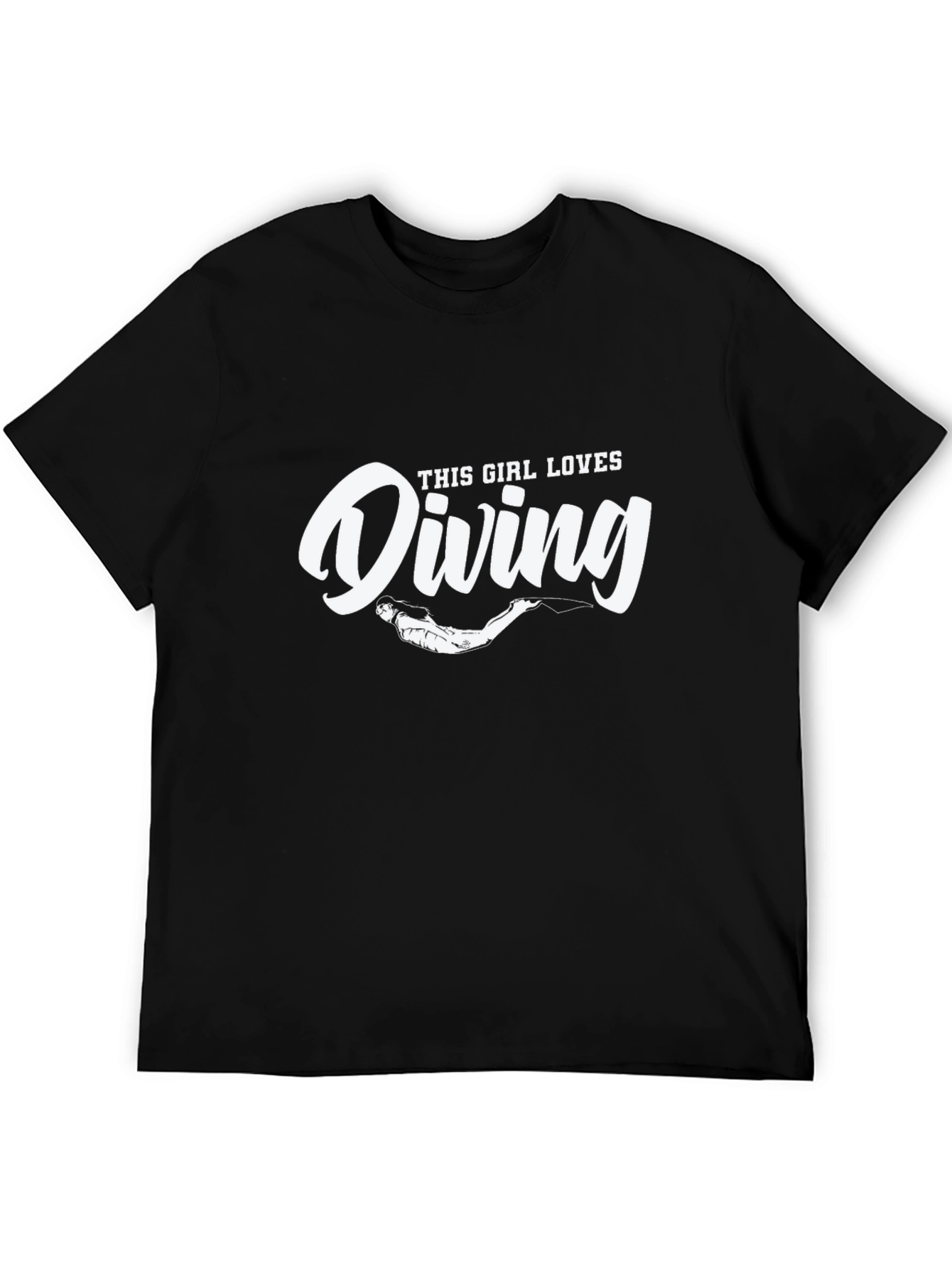 This Girl Loves Diving T-Shirt - Scuba Tee