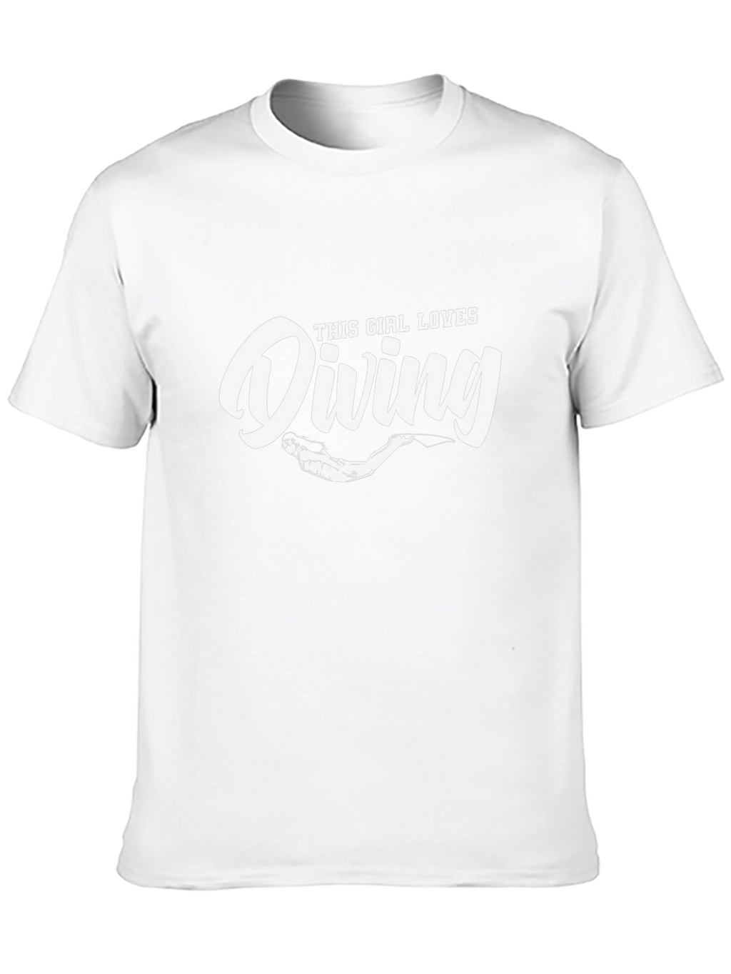 This Girl Loves Diving T-Shirt - Scuba Tee