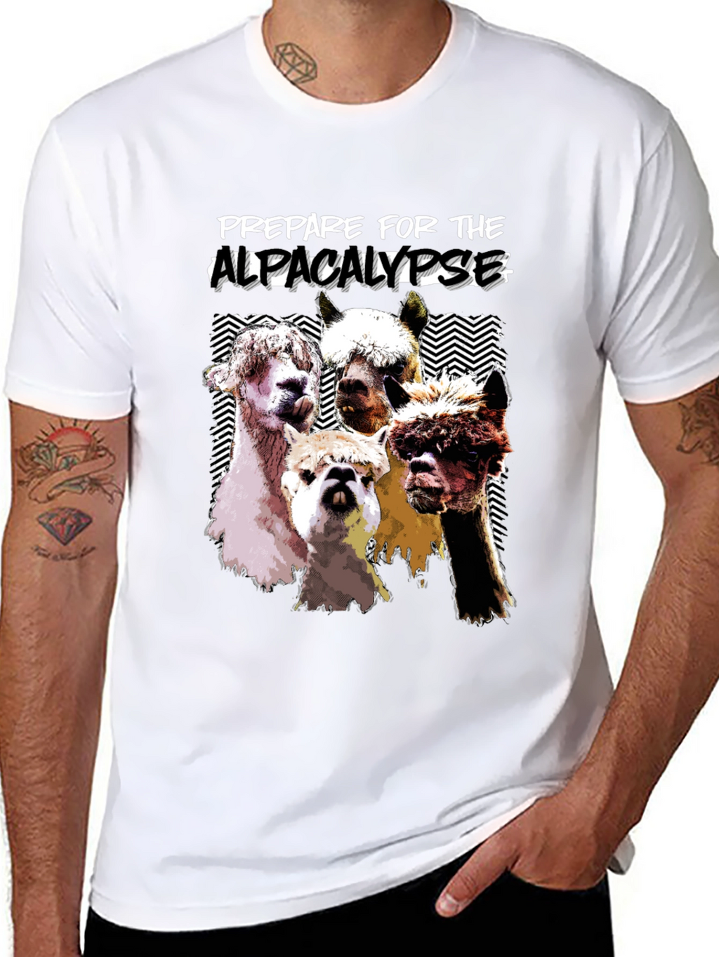 Prepare for the Alpacalypse Black T-Shirt