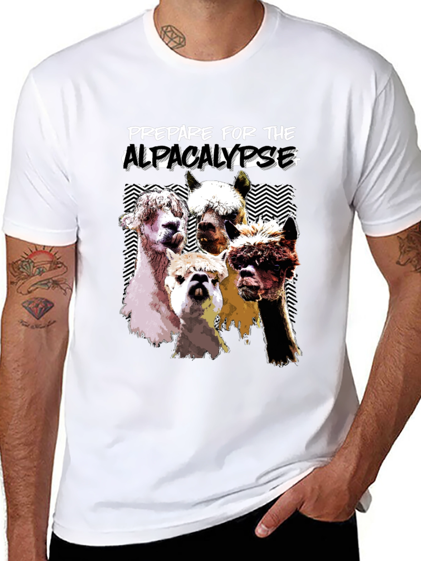 Prepare for the Alpacalypse Black T-Shirt