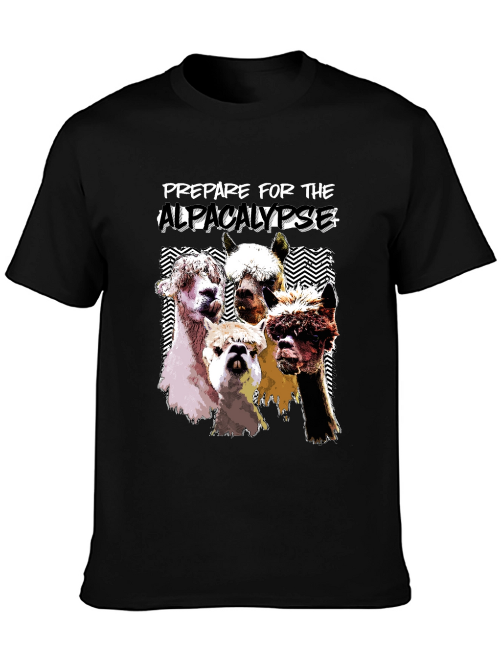 Prepare for the Alpacalypse Black T-Shirt