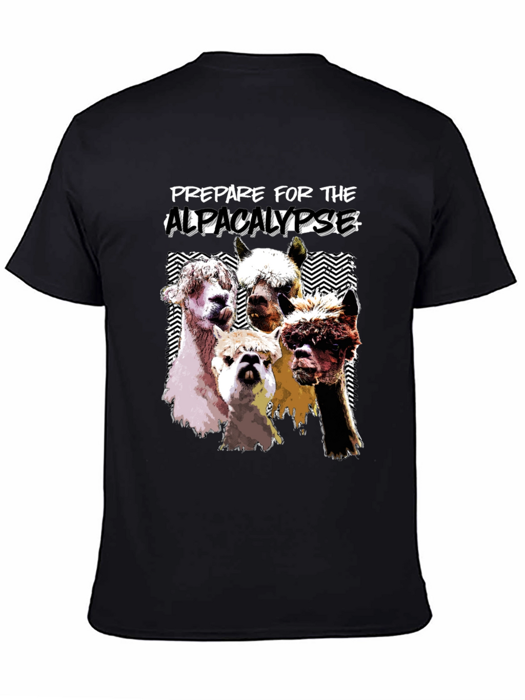 Prepare for the Alpacalypse Black T-Shirt
