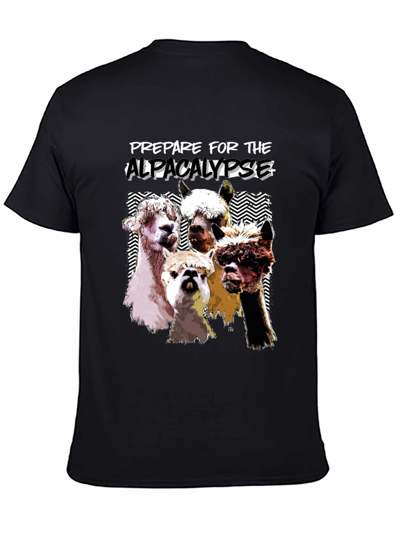 Prepare for the Alpacalypse Black T-Shirt
