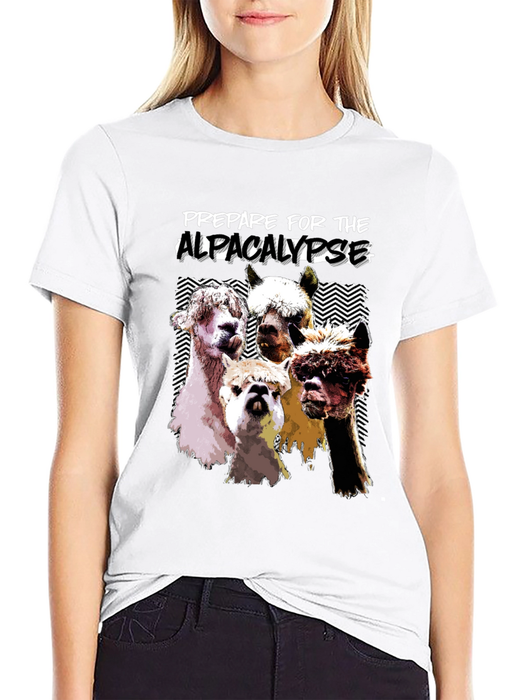 Prepare for the Alpacalypse Black T-Shirt