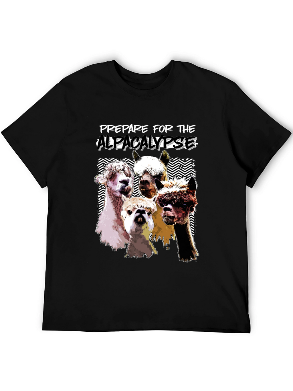 Prepare for the Alpacalypse Black T-Shirt