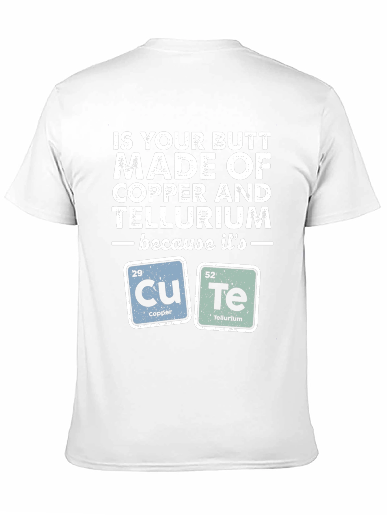 Funny Chemistry Pun T-Shirt - Copper & Tellurium