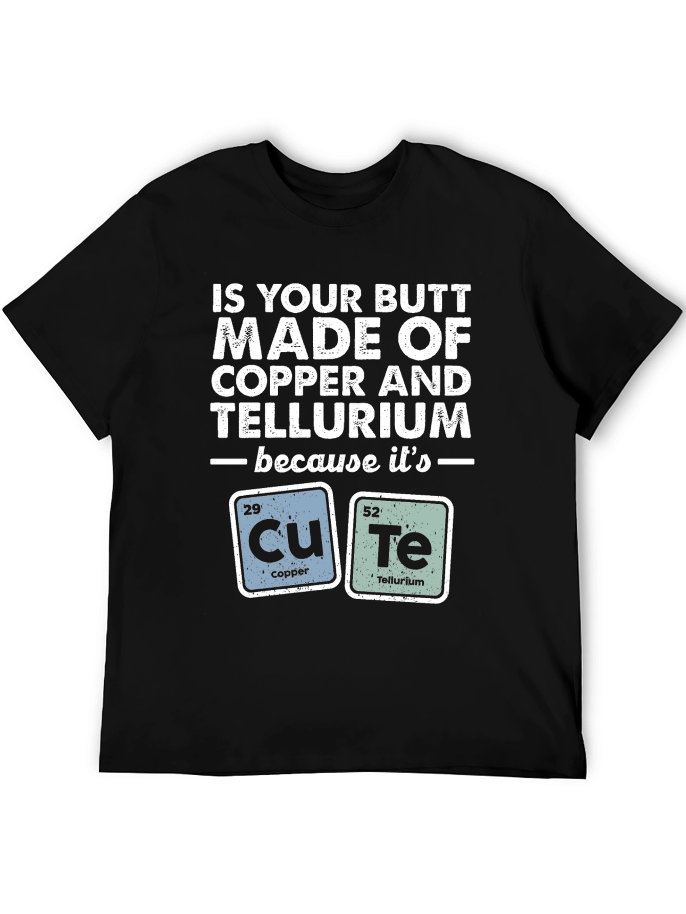 Funny Chemistry Pun T-Shirt - Copper & Tellurium