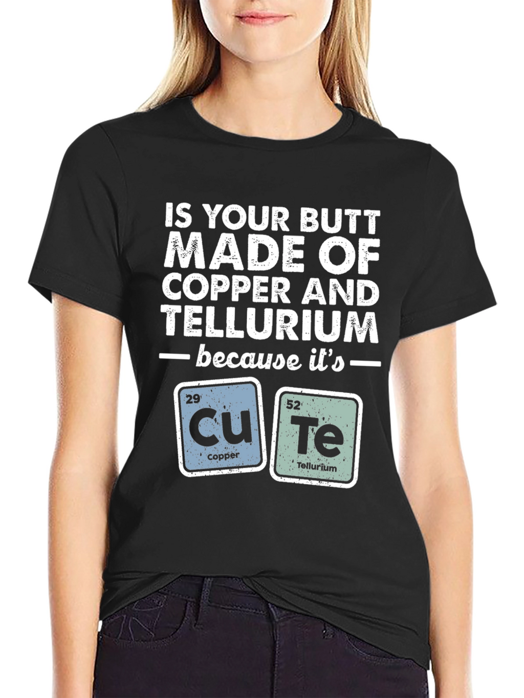 Funny Chemistry Pun T-Shirt - Copper & Tellurium
