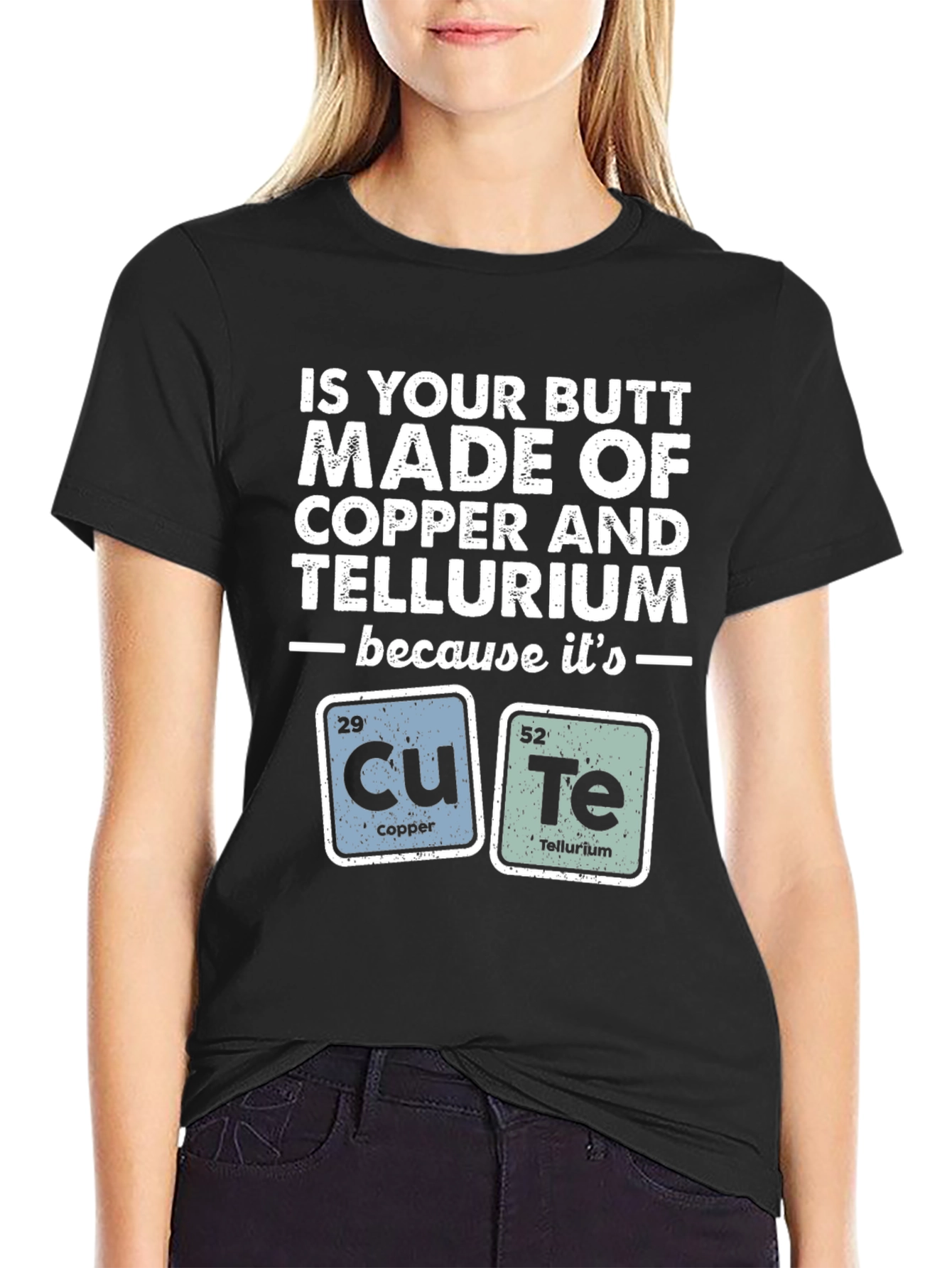 Funny Chemistry Pun T-Shirt - Copper & Tellurium