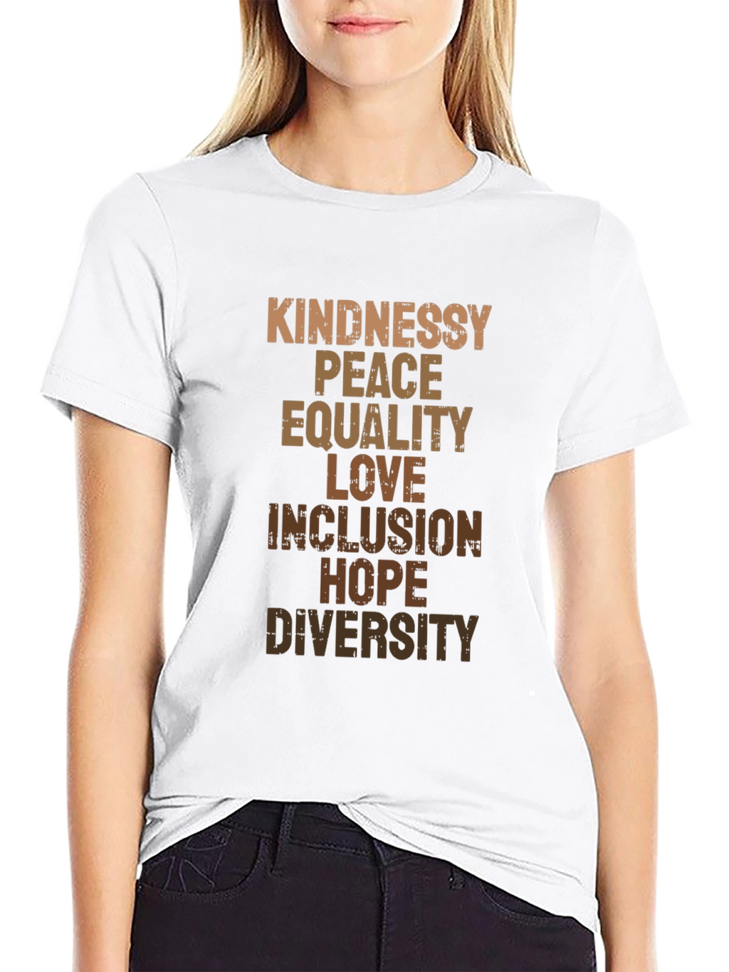 Kindness Peace Love Graphic T-Shirt
