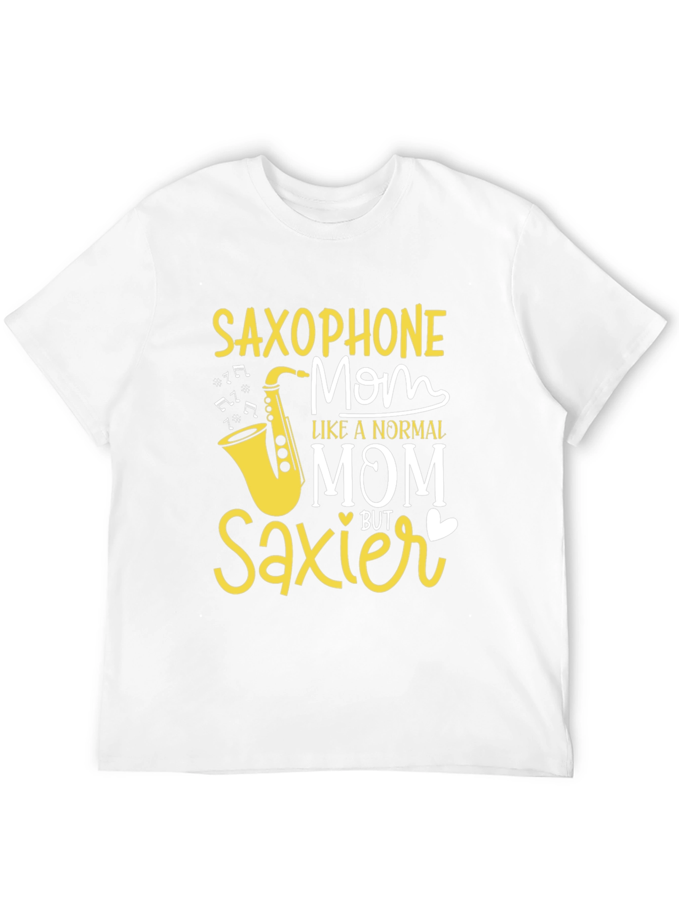 Saxophone Mom Graphic Tee - Musician Mom T-Shirt