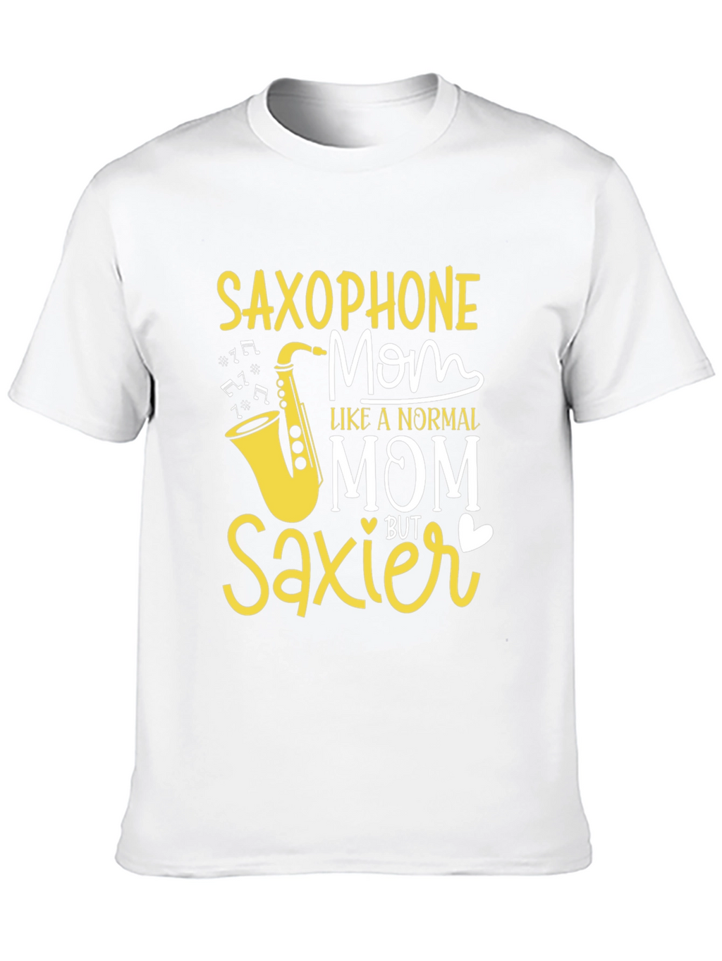 Saxophone Mom Graphic Tee - Musician Mom T-Shirt