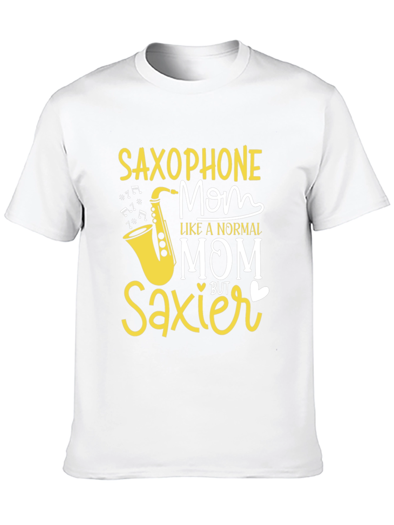 Saxophone Mom Graphic Tee - Musician Mom T-Shirt