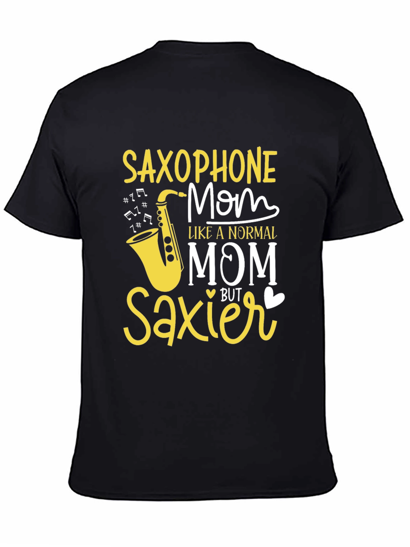 Saxophone Mom Graphic Tee - Musician Mom T-Shirt