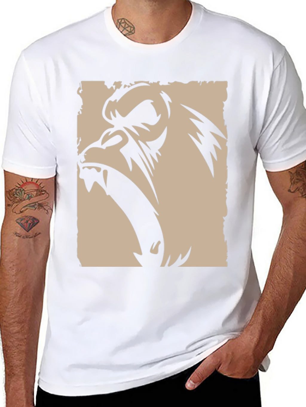 Angry Gorilla Graphic Tee - Bold Statement Shirt