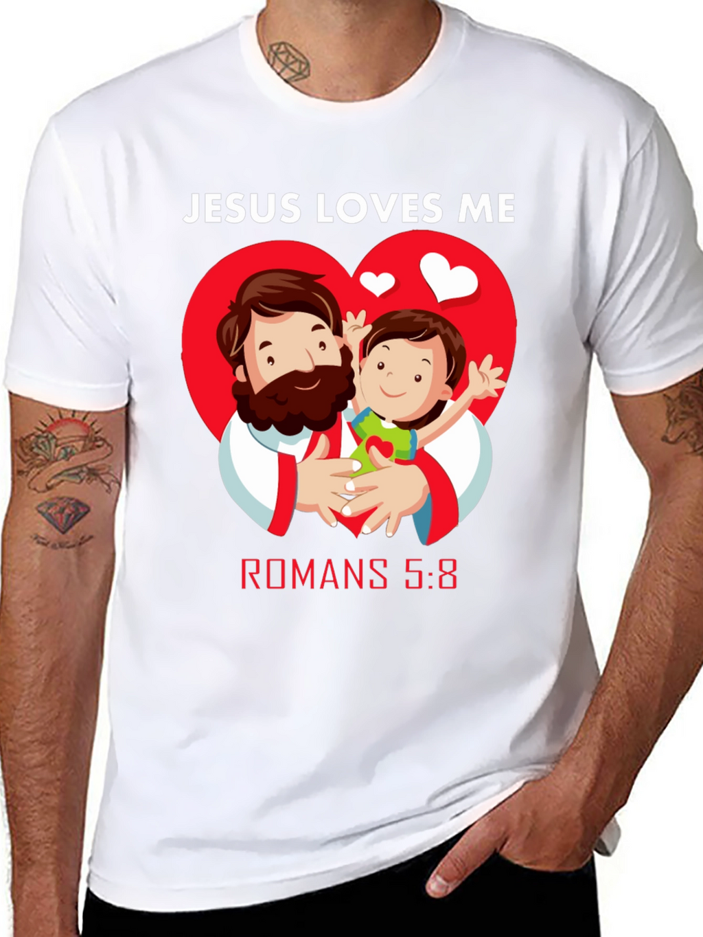 Jesus Loves Me T-Shirt Religious Apparel