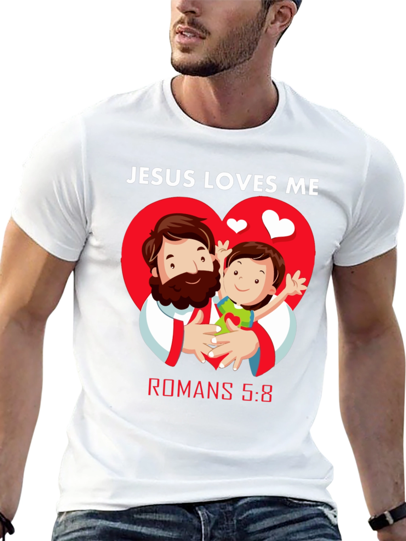 Jesus Loves Me T-Shirt Religious Apparel