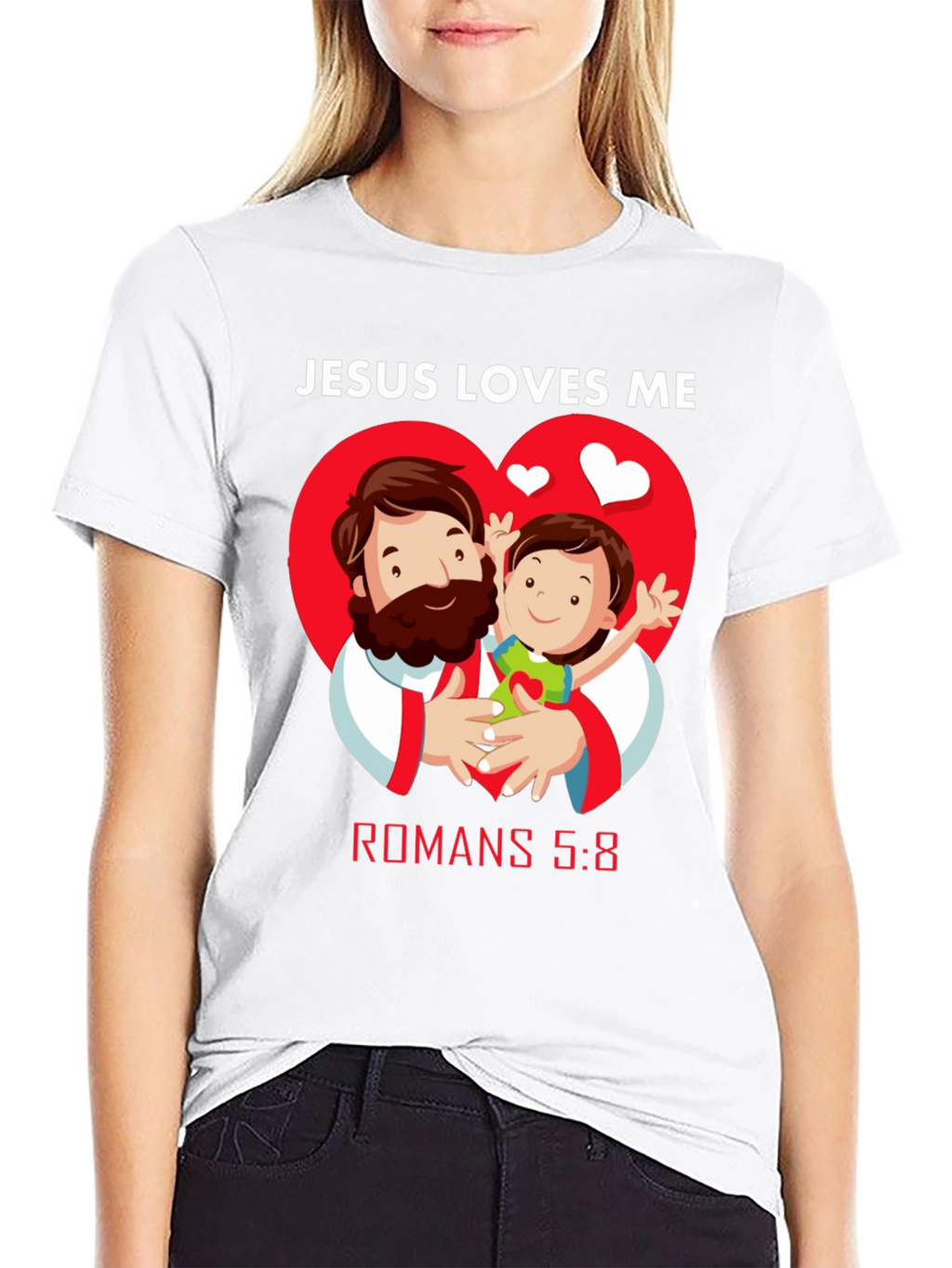 Jesus Loves Me T-Shirt Religious Apparel