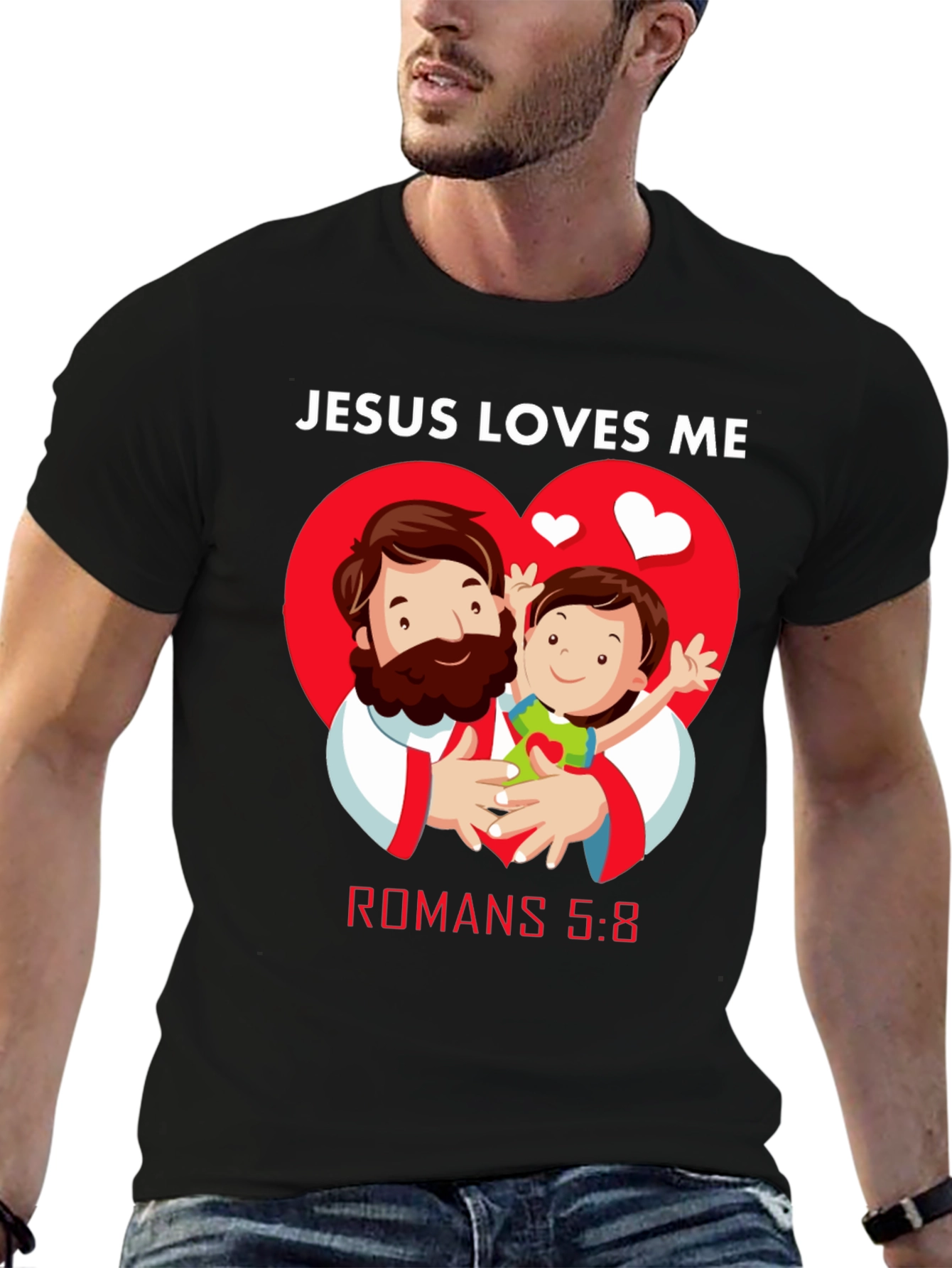 Jesus Loves Me T-Shirt Religious Apparel