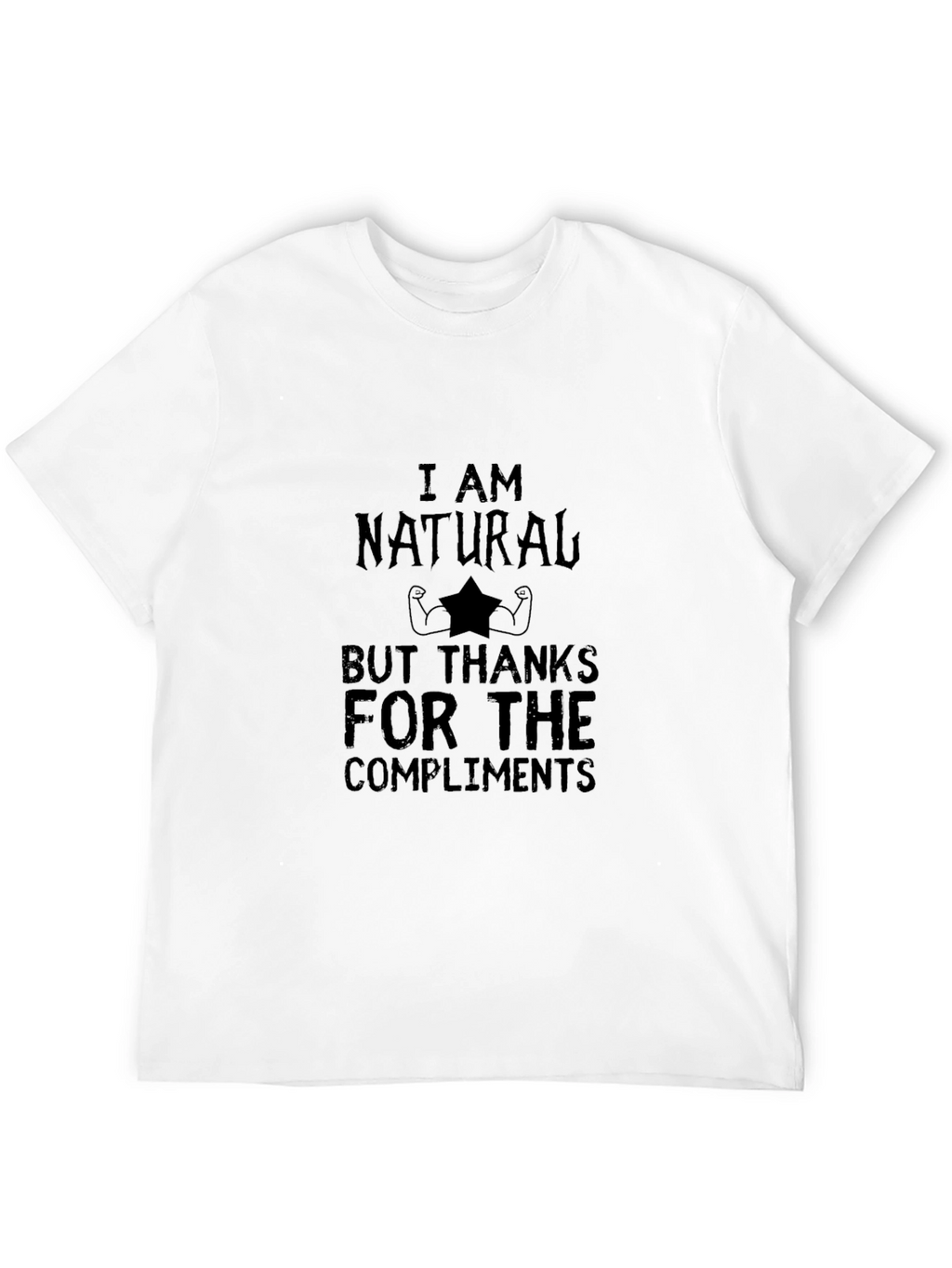 Funny I am Natural Graphic Tee