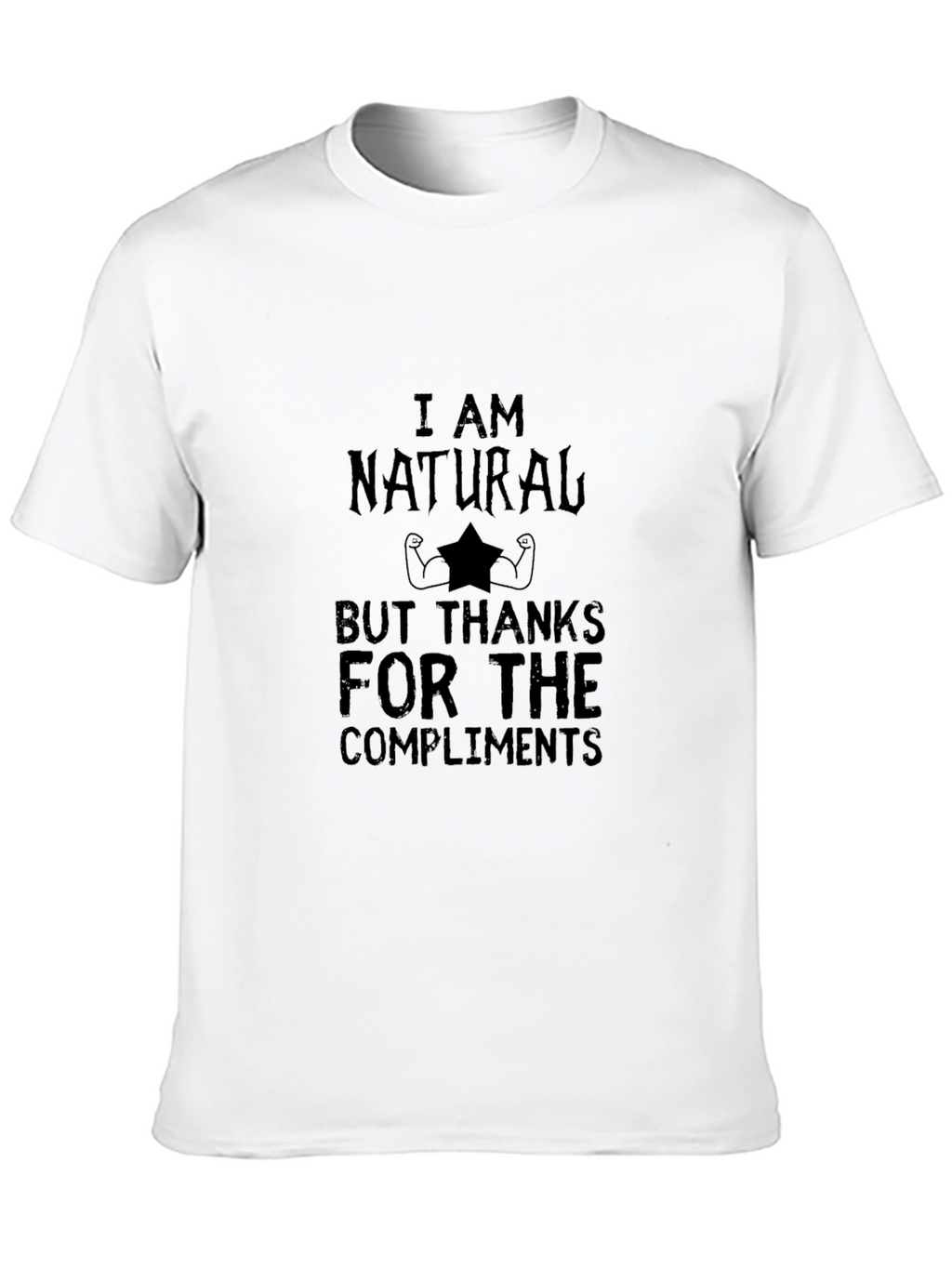 Funny I am Natural Graphic Tee