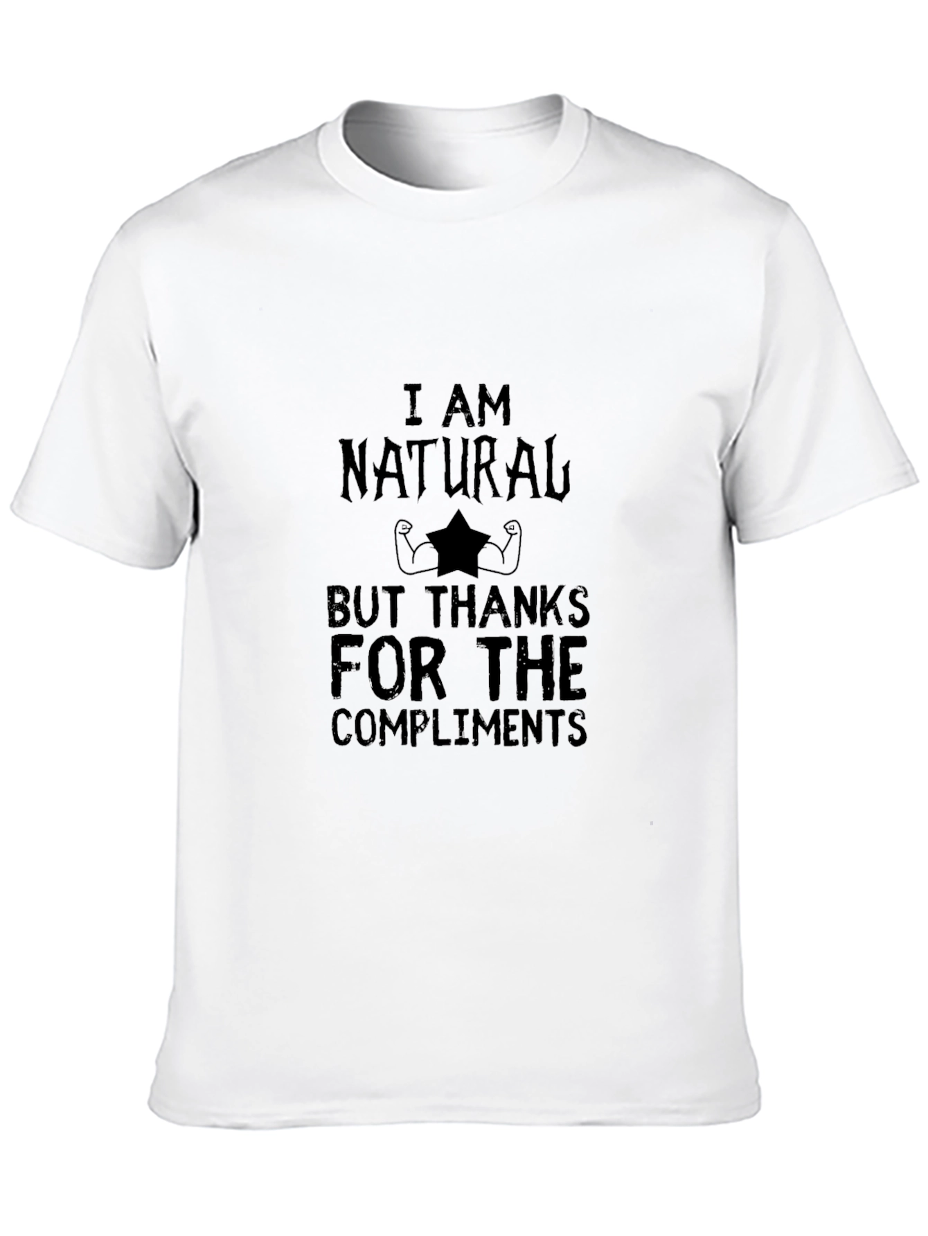 Funny I am Natural Graphic Tee