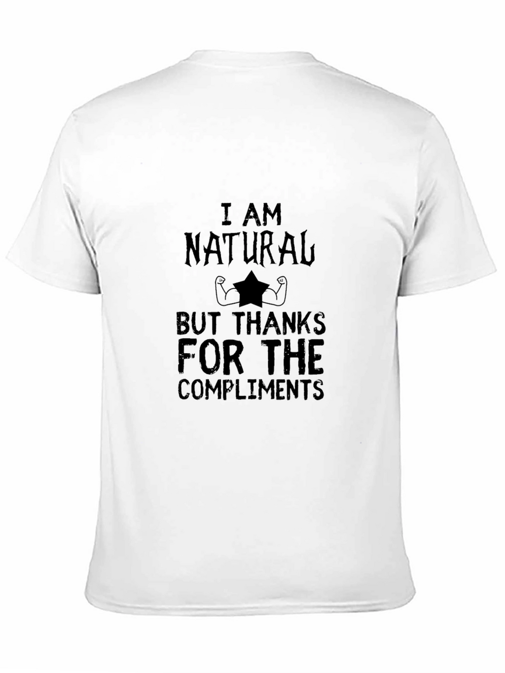 Funny I am Natural Graphic Tee