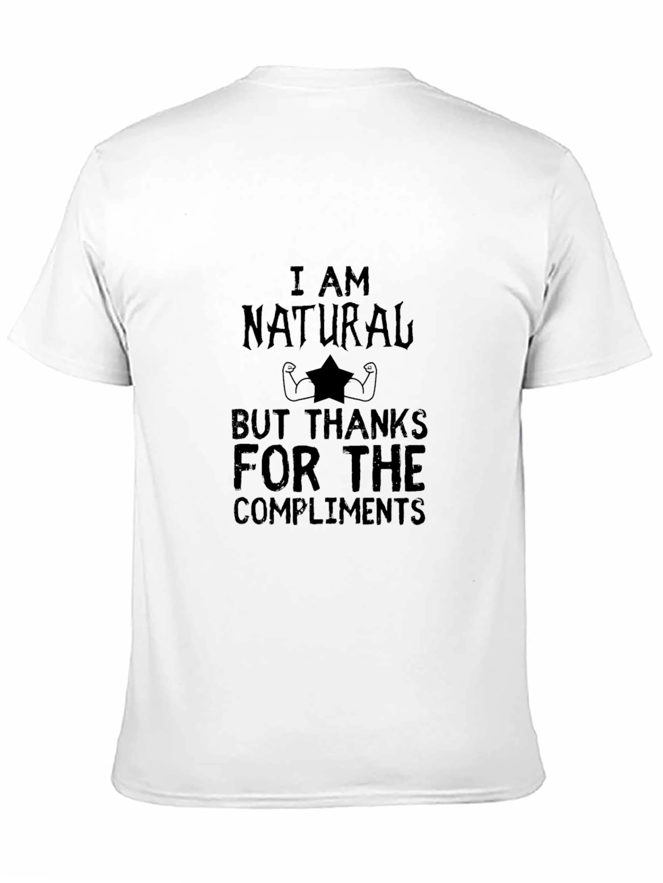 Funny I am Natural Graphic Tee