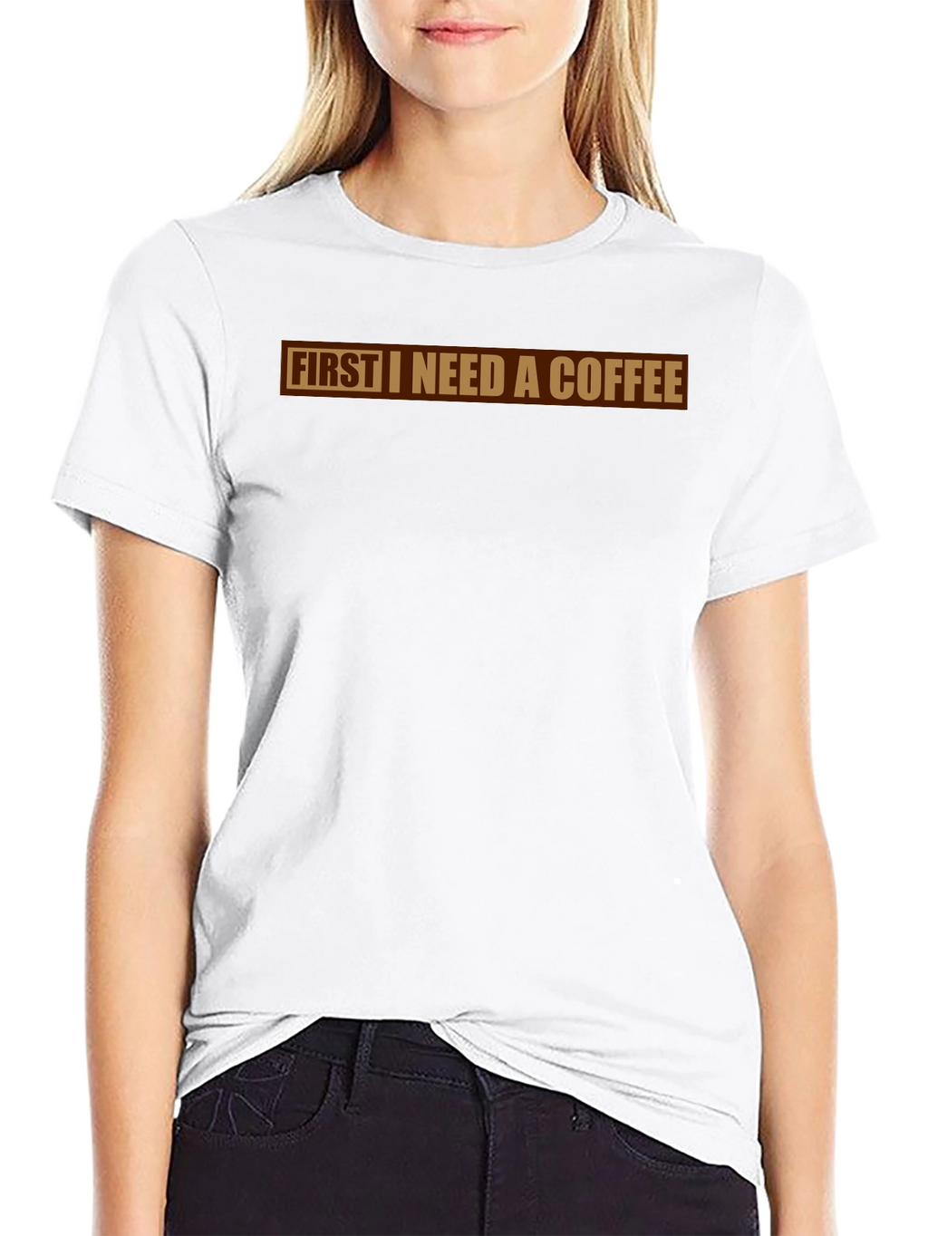 First I Need A Coffee Graphic Tee