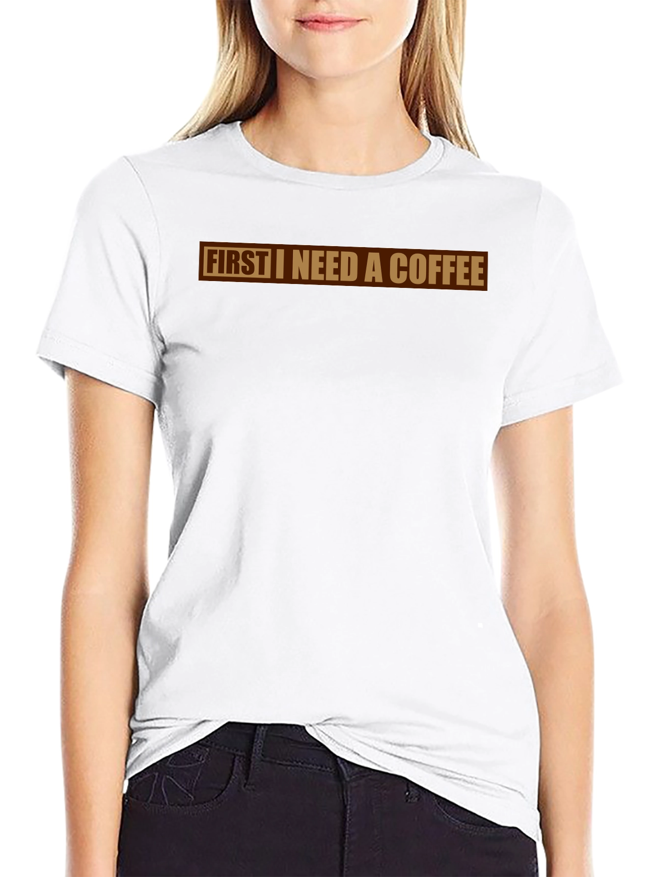 First I Need A Coffee Graphic Tee