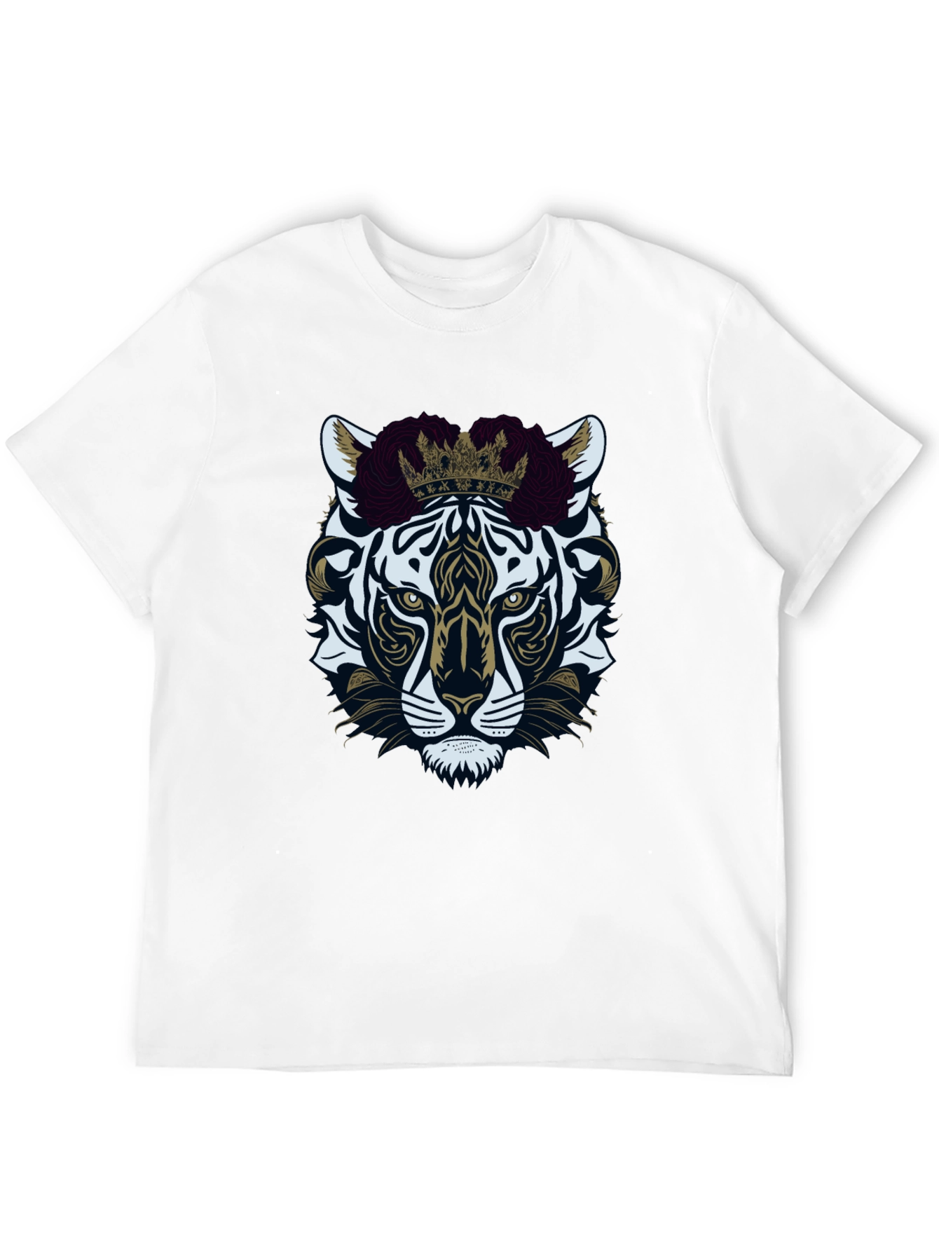Tiger King Graphic Tee - Premium Black Cotton